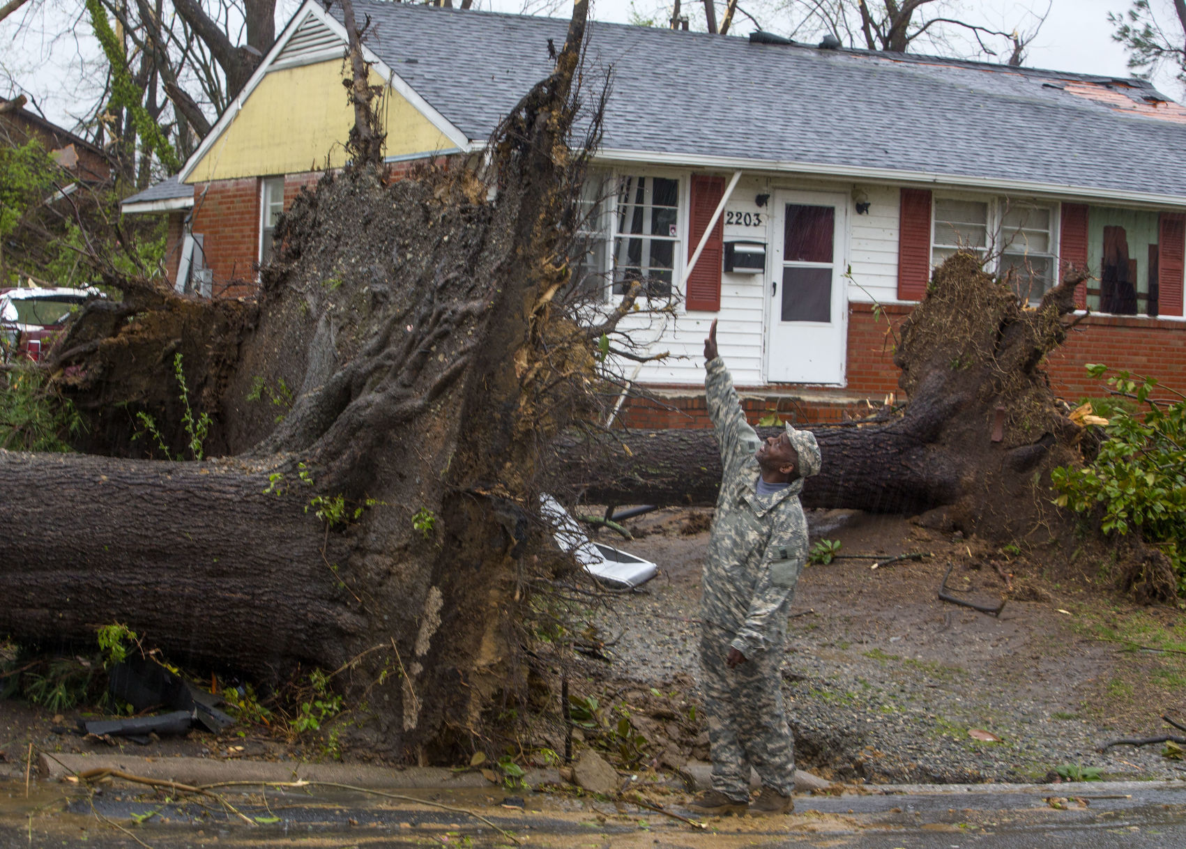 Tornado aftermath